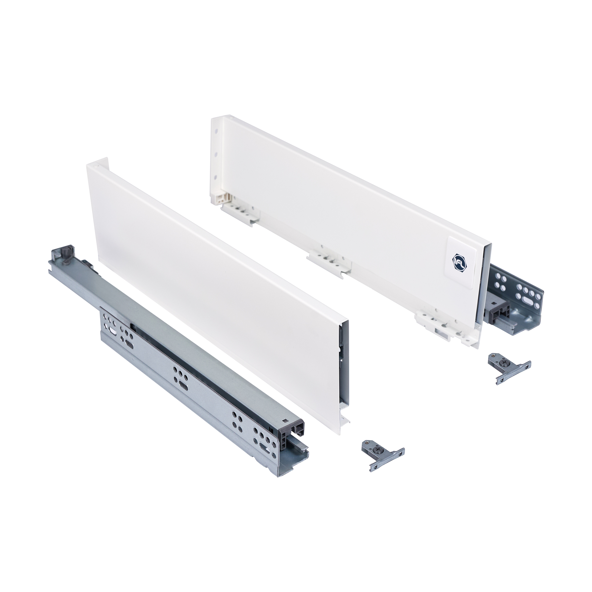 Set laterale metalice IDEALBOX Slim H 131 mm